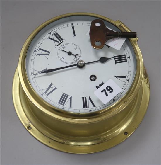 A bulkhead clock